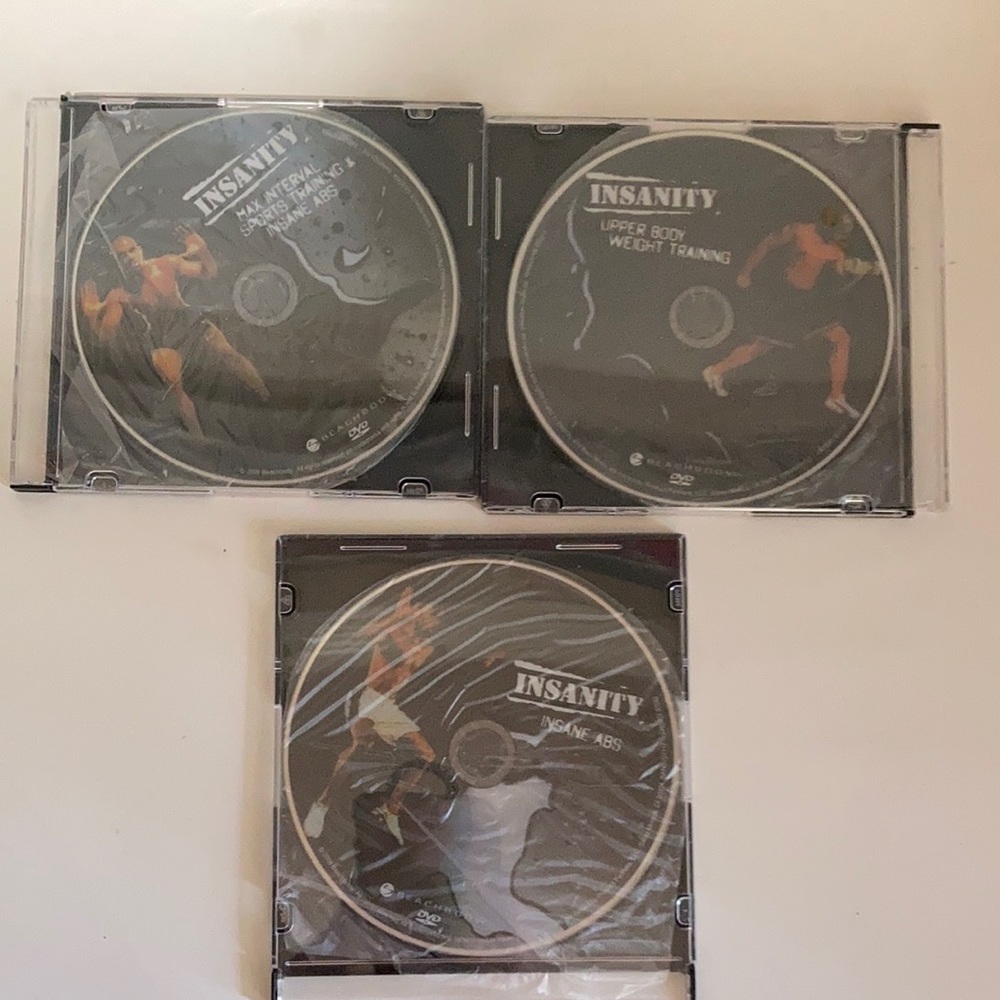 Beachbody Insanity Workout DVD’s (3)